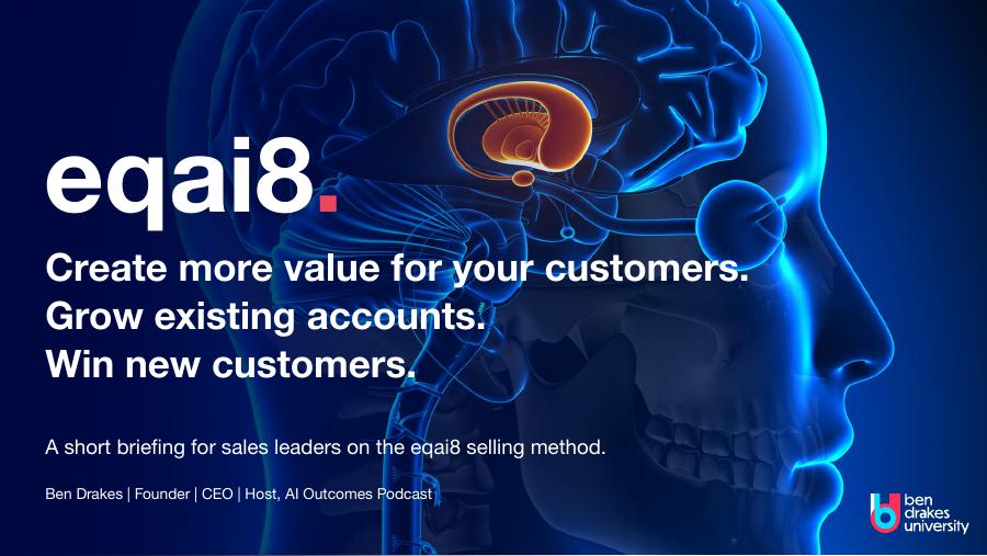Cover of the 10-page eqai8 briefing for sales leaders